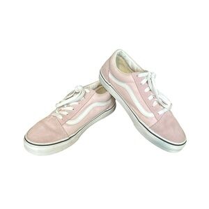 Vans Pink and White Sneakers for Everyday Style (9 adult, 7 Kids)